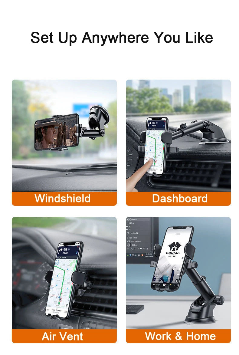 Support telephone voiture, Smartphones - 360°