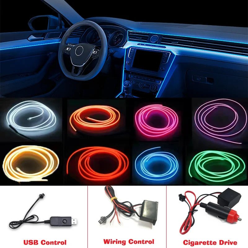 bande LED voiture 2M/3M/5M - bouche a l'oreille