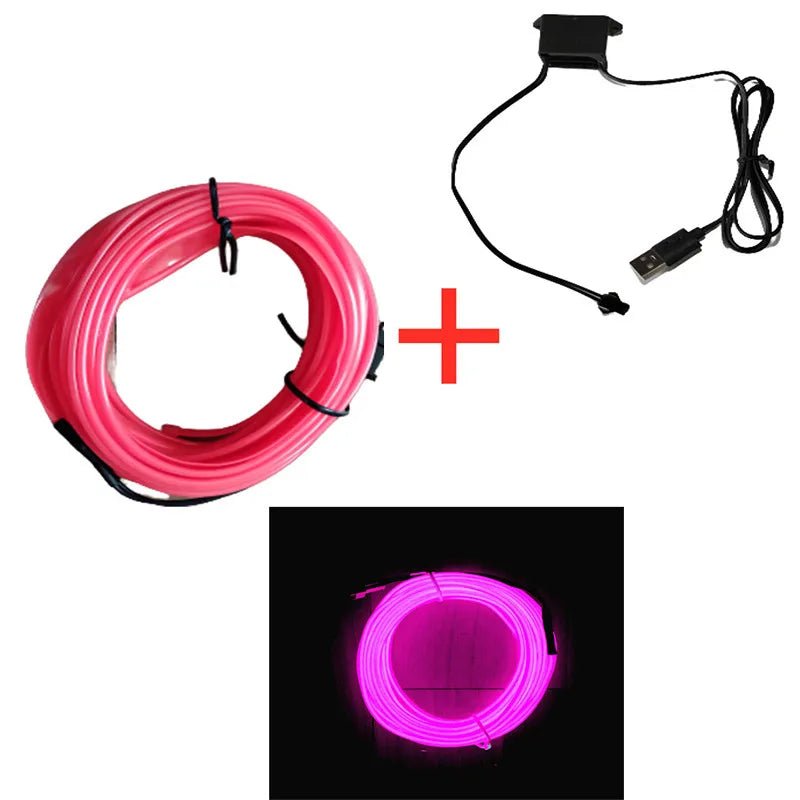 bande LED voiture - USB 2M - 3M - 5M - bouche a l'oreille