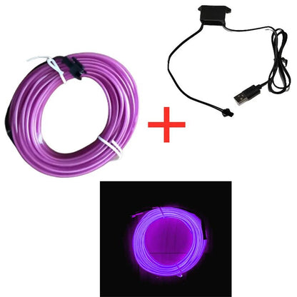 bande LED voiture - USB 2M - 3M - 5M - bouche a l'oreille