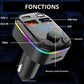 Chargeur voiture pour telephone 5.0 MP3 -Bluetooth - USB